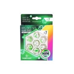 GLOW SERIES - TOXIC STONES - RPG DICE SET (7 PCS)